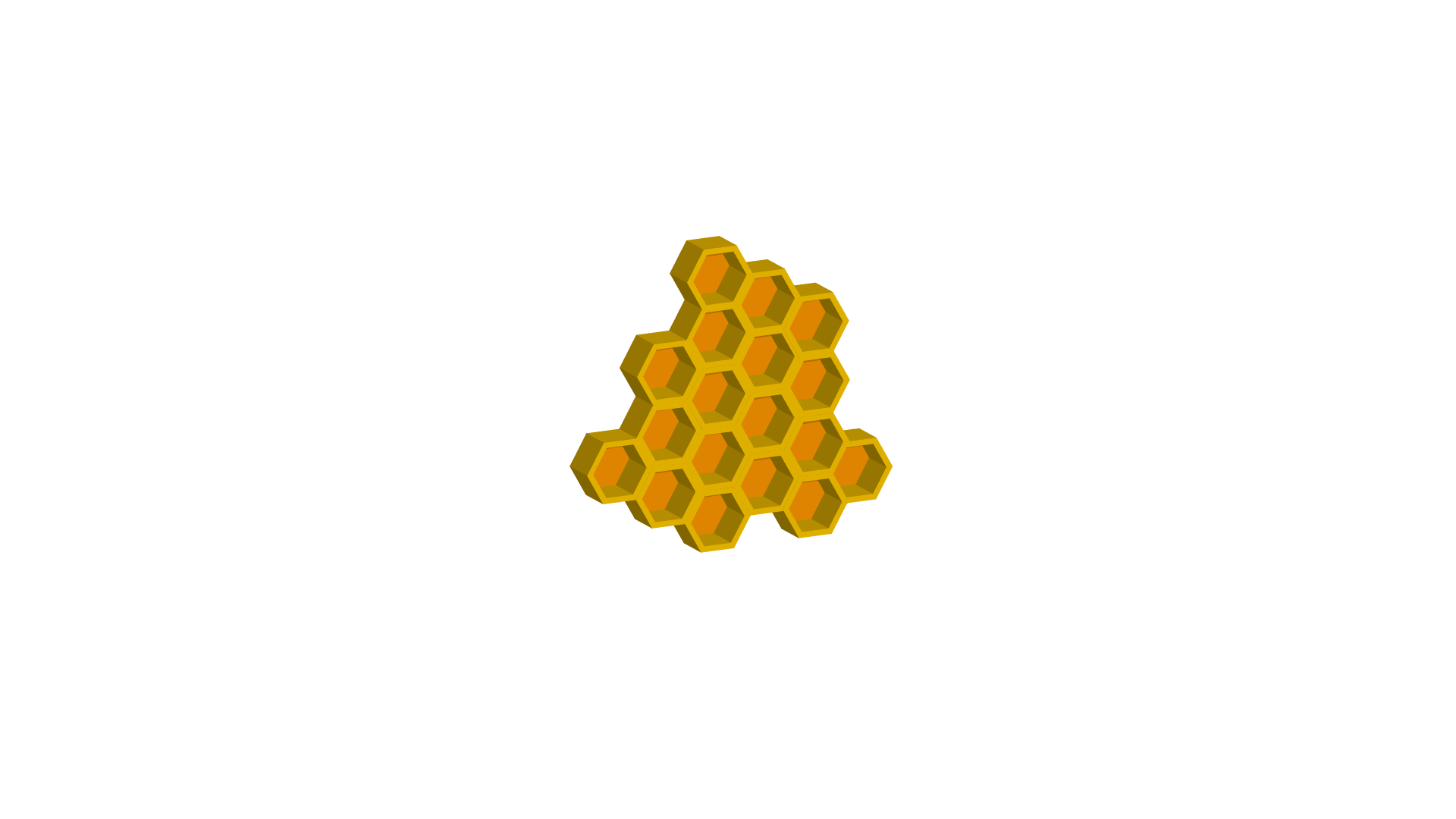 BEEHIVE’S HEXAGONAL HONEYCOMBS